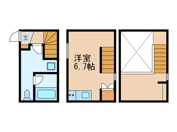 シエルスランの物件間取画像